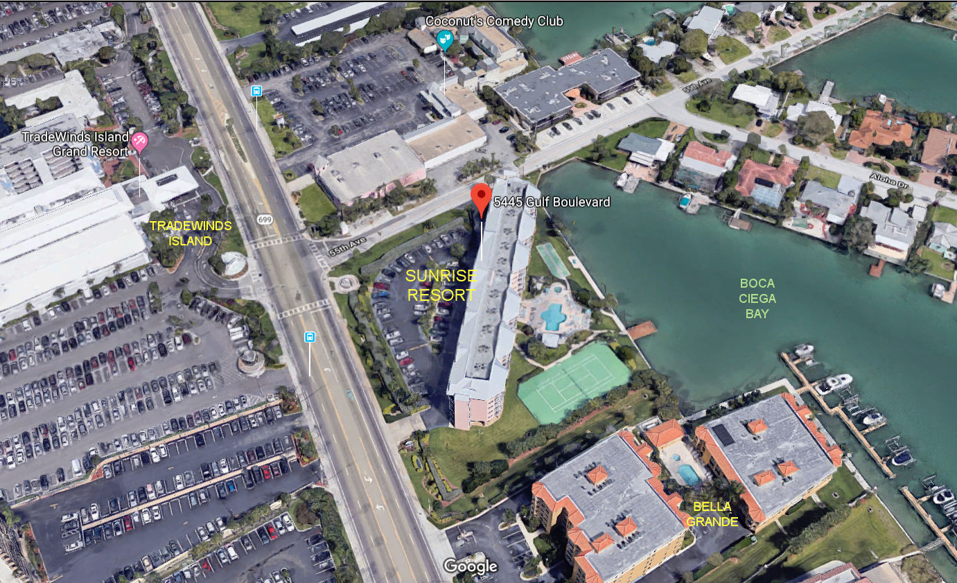 Aerial photo of Sunrise Resort