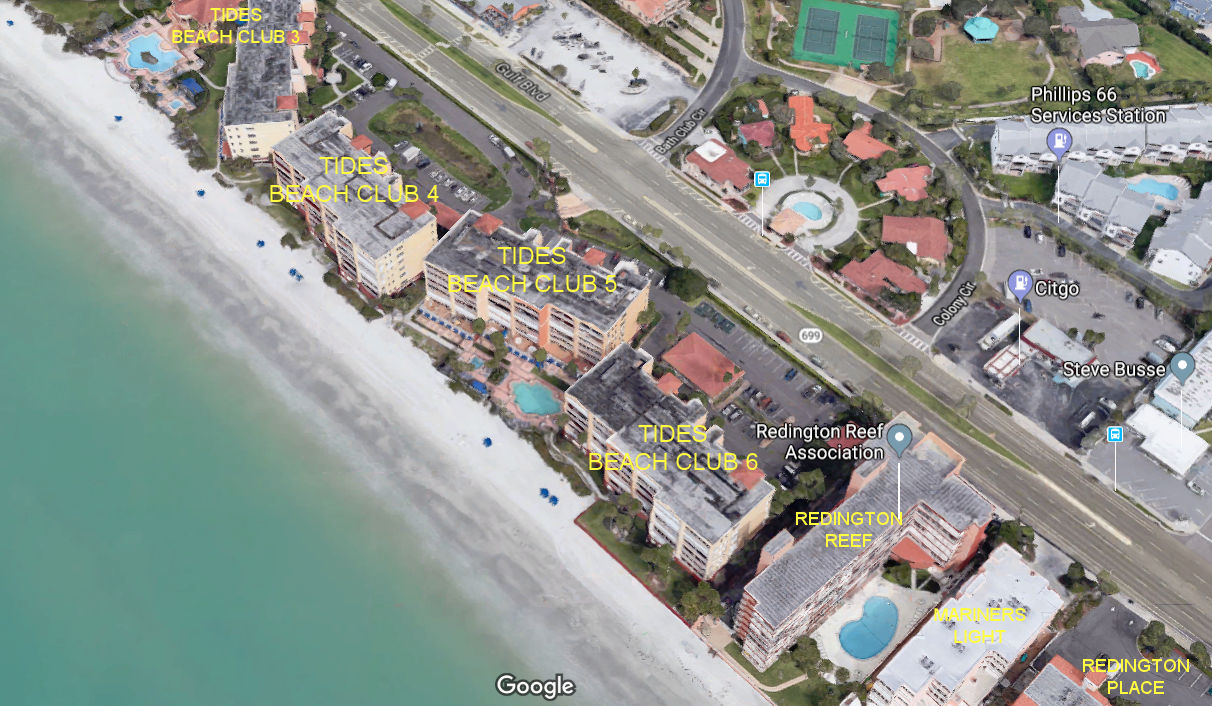 Aerial photo of Tides Beach Club IV