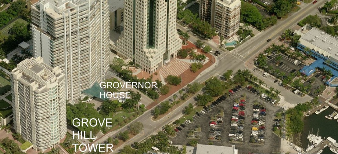 Aerial photo of Grove Hill