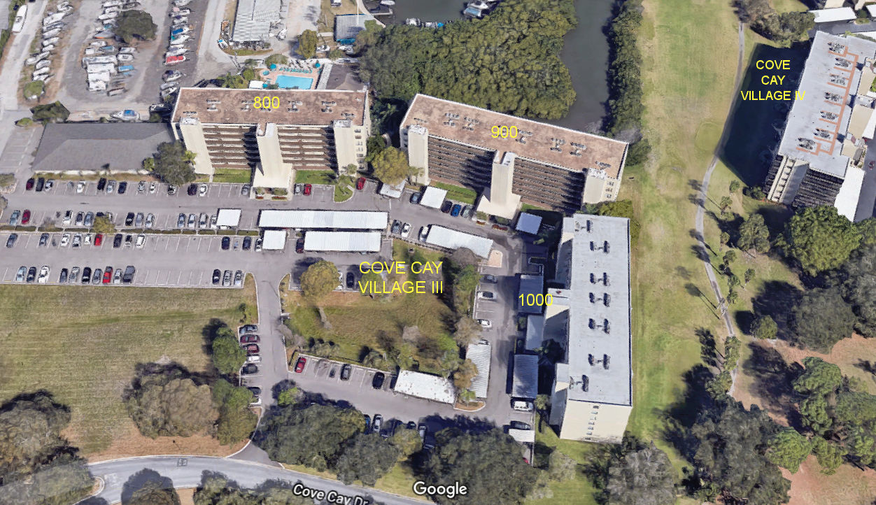 Aerial photo of Cove Cay Village 3 (800 900 & 1000)