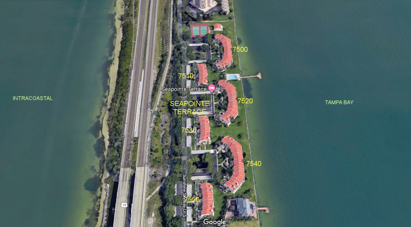 Aerial photo of Seapointe Terrace