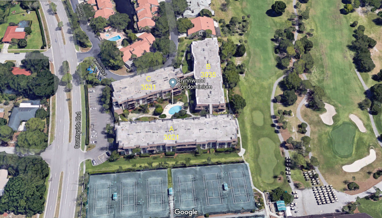 Aerial photo of Brynnwood A B&C