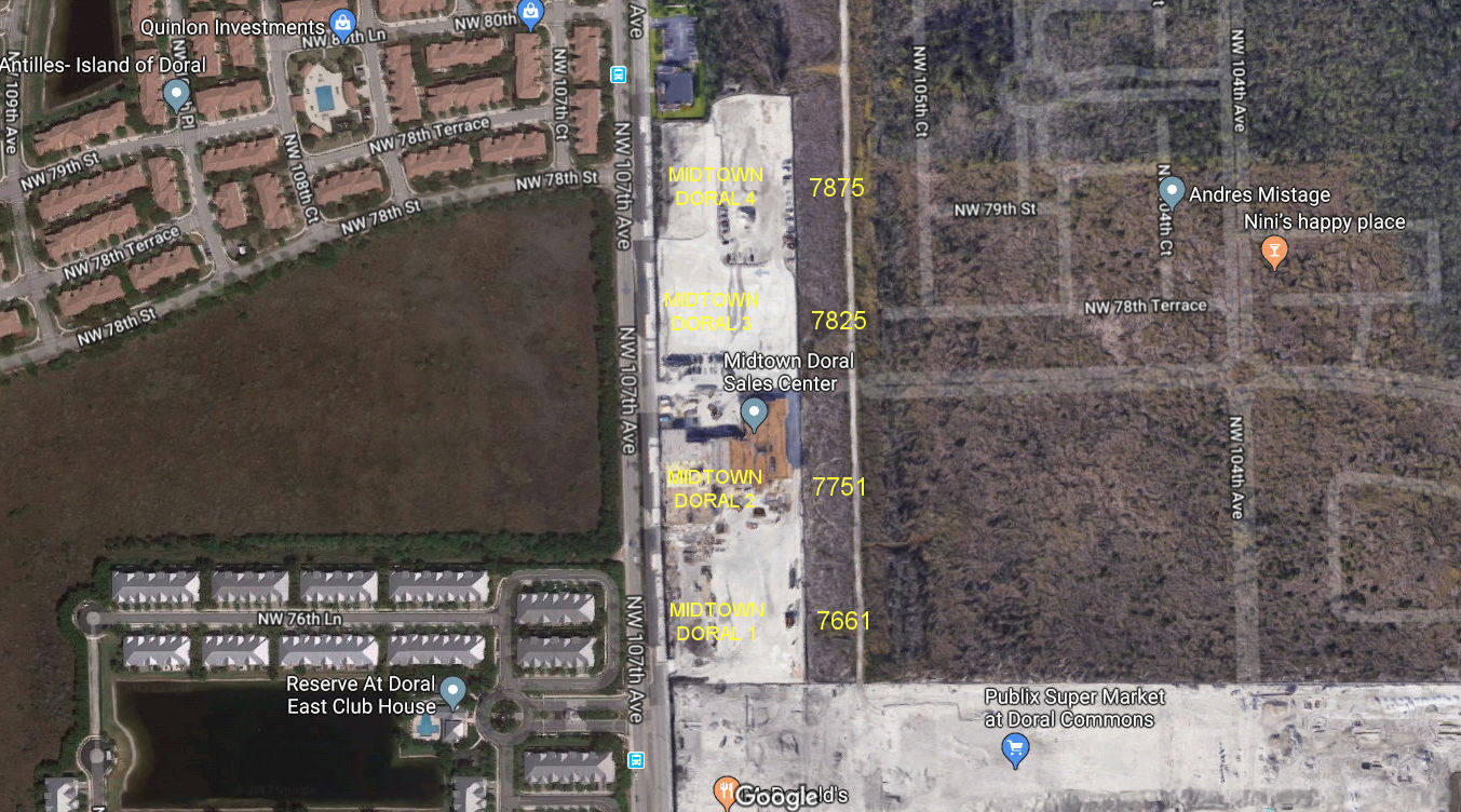 Aerial photo of Midtown Doral 3