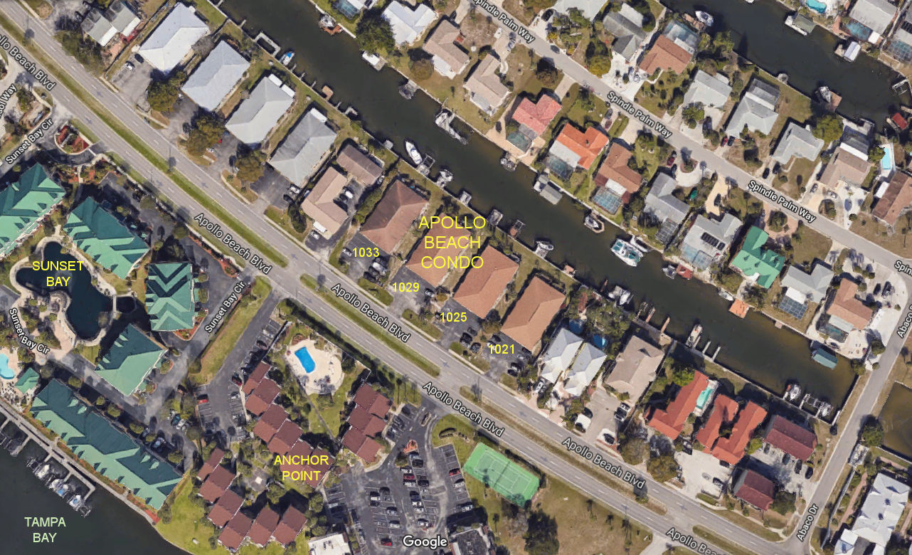 Aerial photo of Apollo Beach