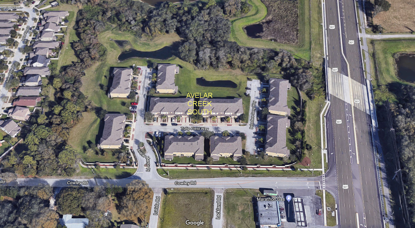 Aerial photo of Avelar Creek South