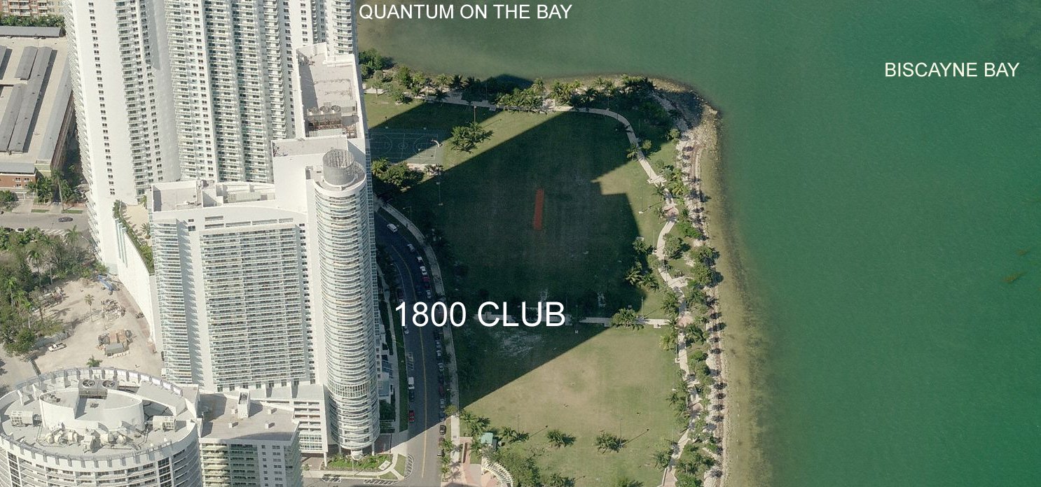 Aerial photo of 1800 Club