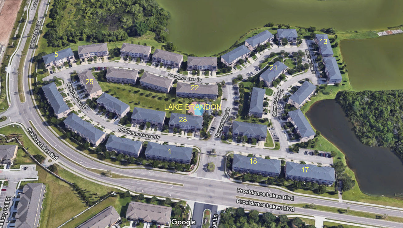 Aerial photo of Lake Brandon