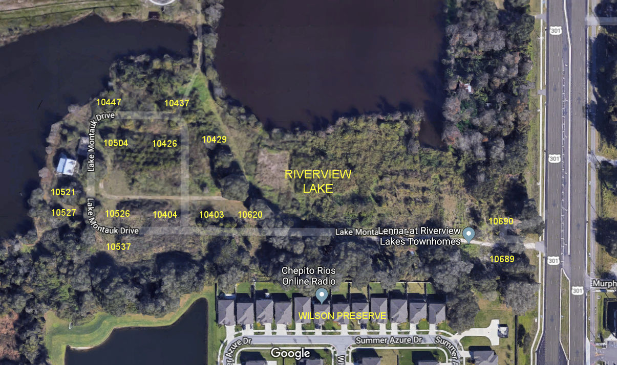 Aerial photo of Riverview Lakes
