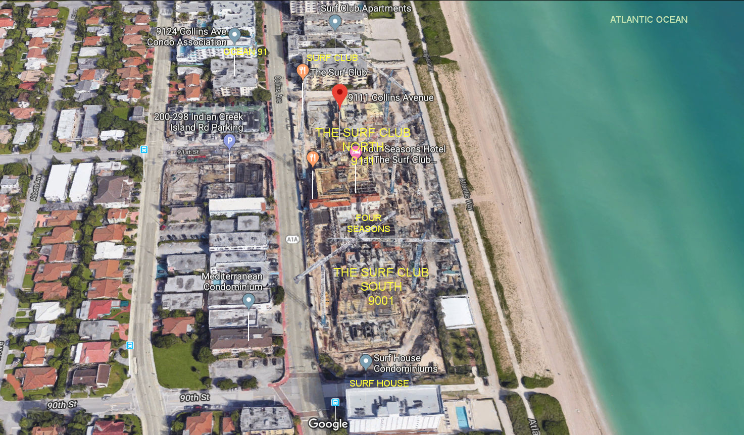 Aerial photo of Surf Club (North&South)