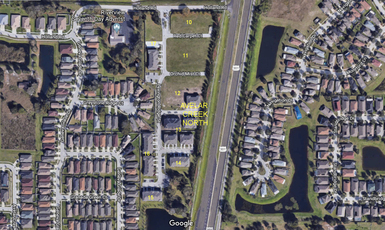 Aerial photo of Avelar Creek North