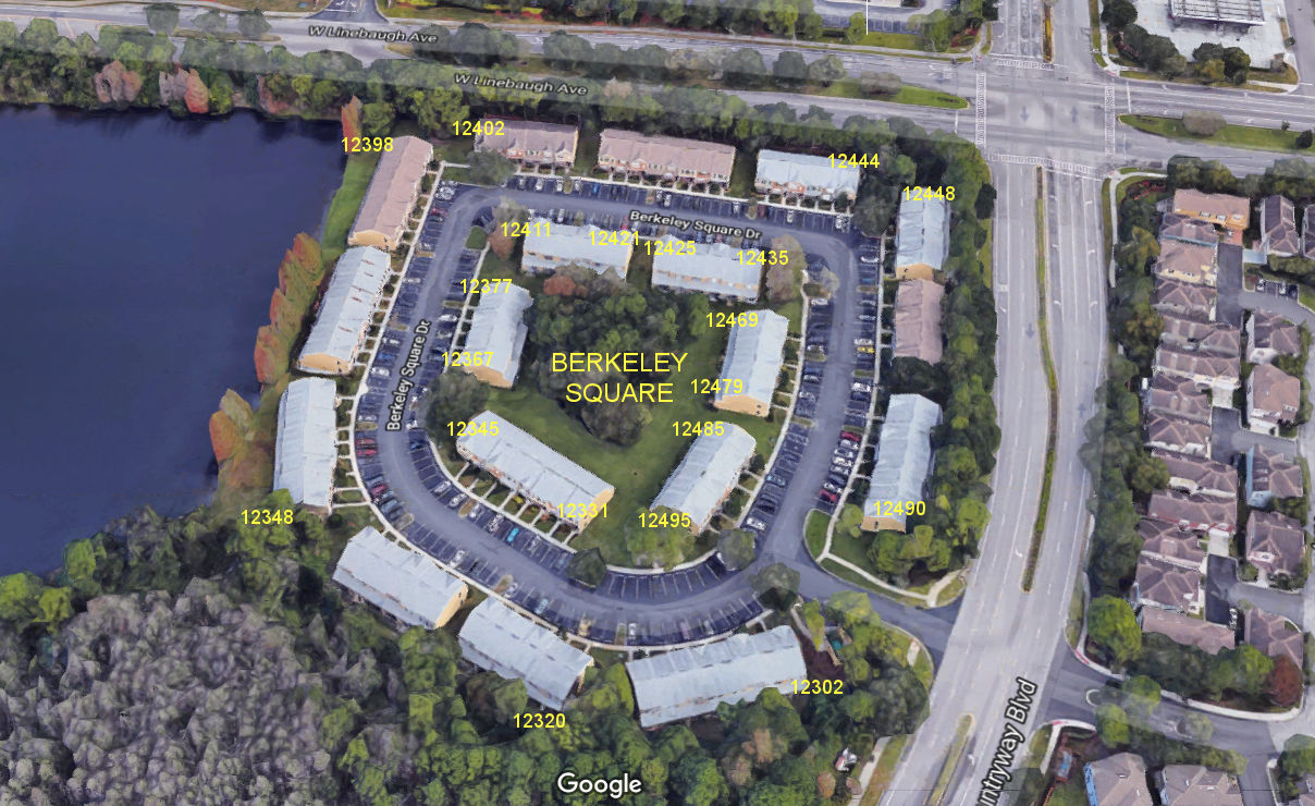 Aerial photo of Berkeley Square