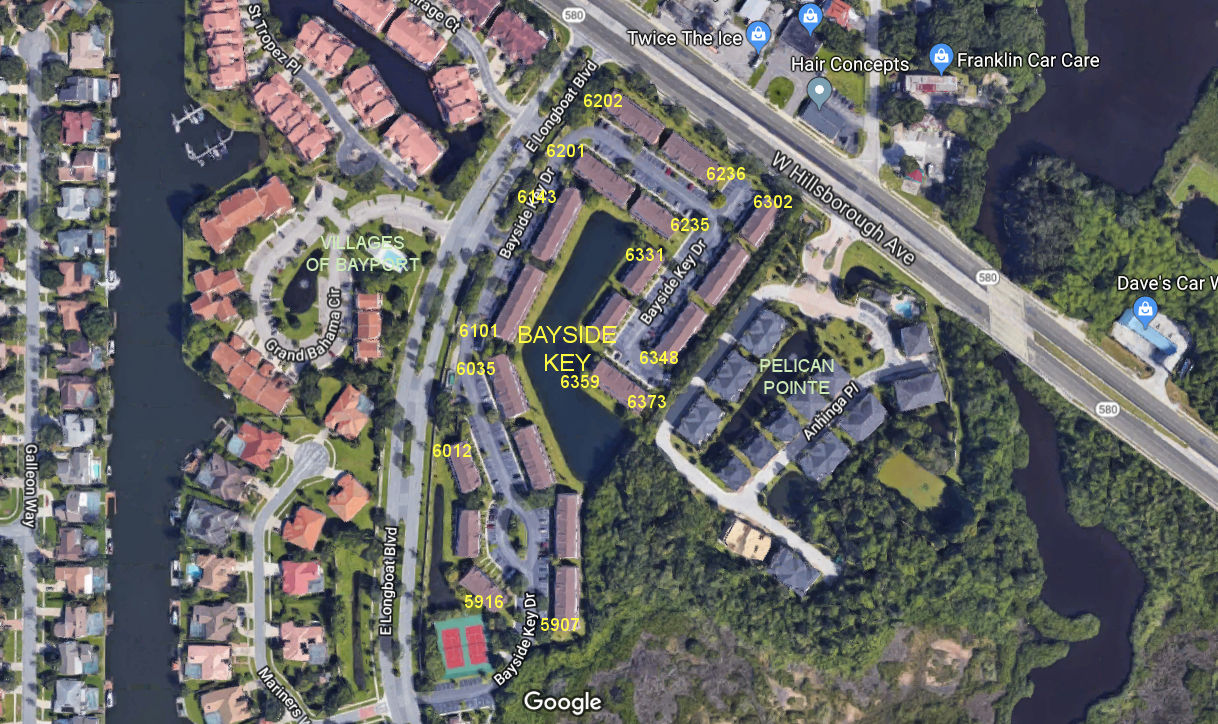 Aerial photo of Bayside Key