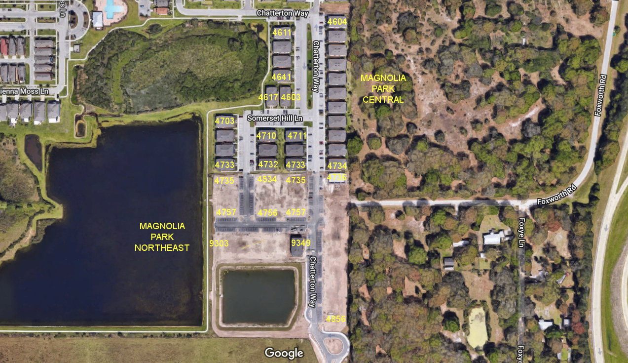 Aerial photo of Magnolia Park Central