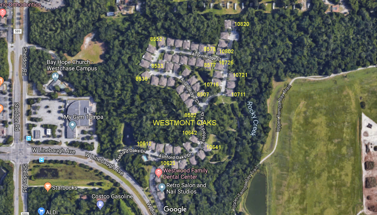 Aerial photo of Westmont Oaks