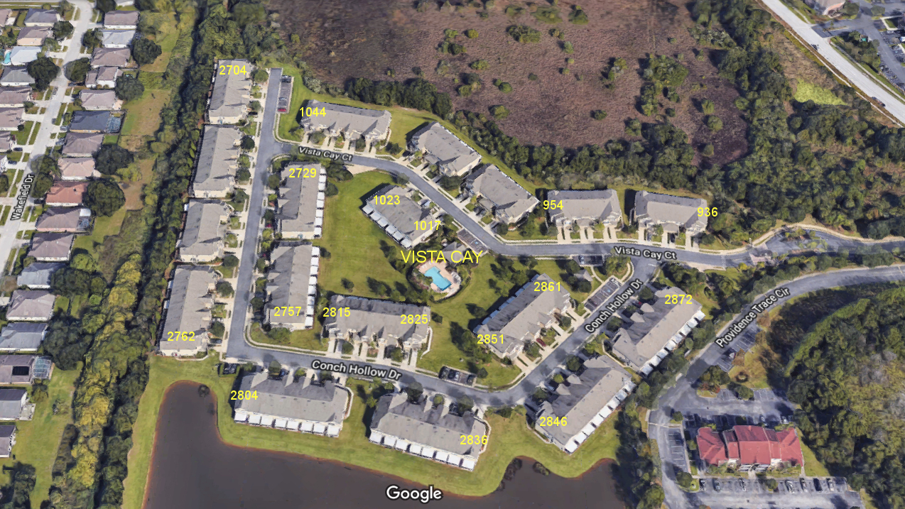 Aerial photo of Vista Cay