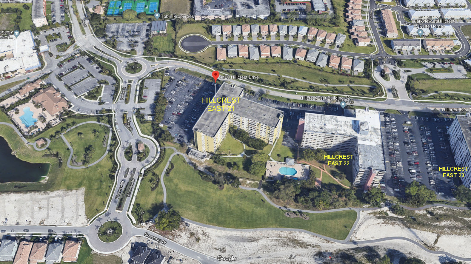 Aerial photo of Hillcrest Country Club 21