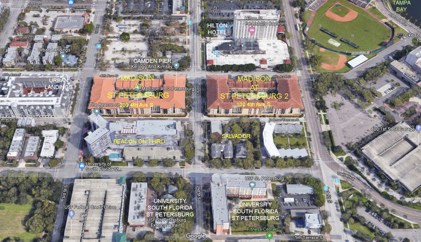 Aerial photo of Madison at St Petersburg