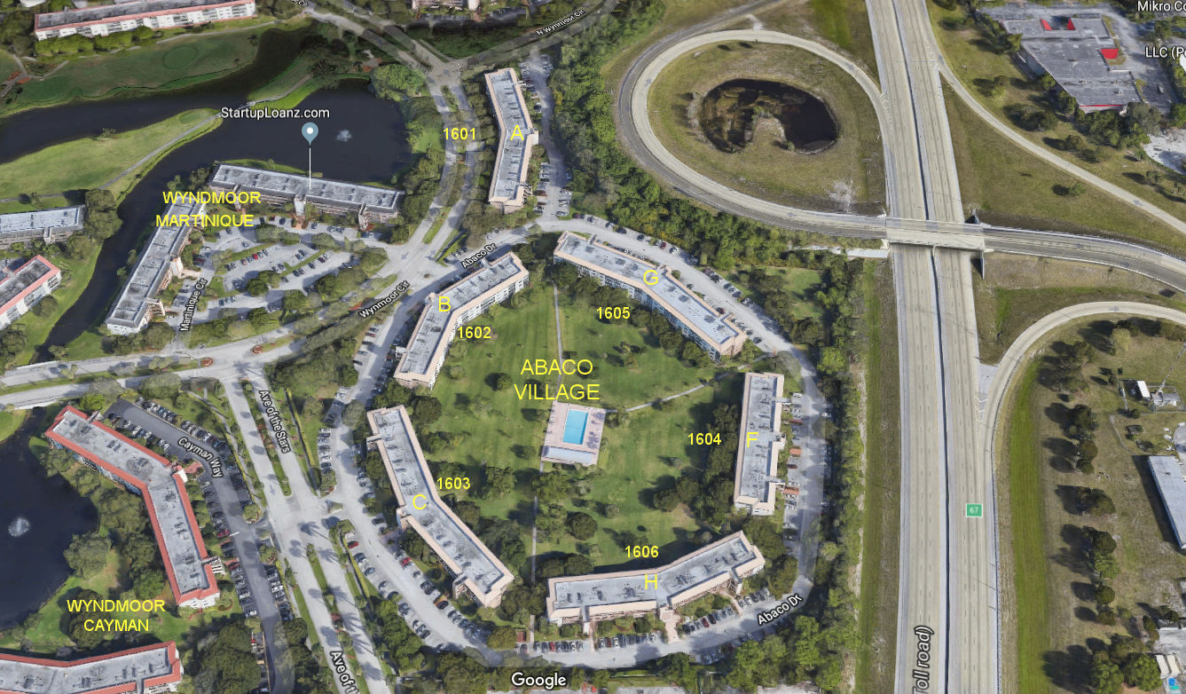 Aerial photo of Abaco Village (A B C F G & H)