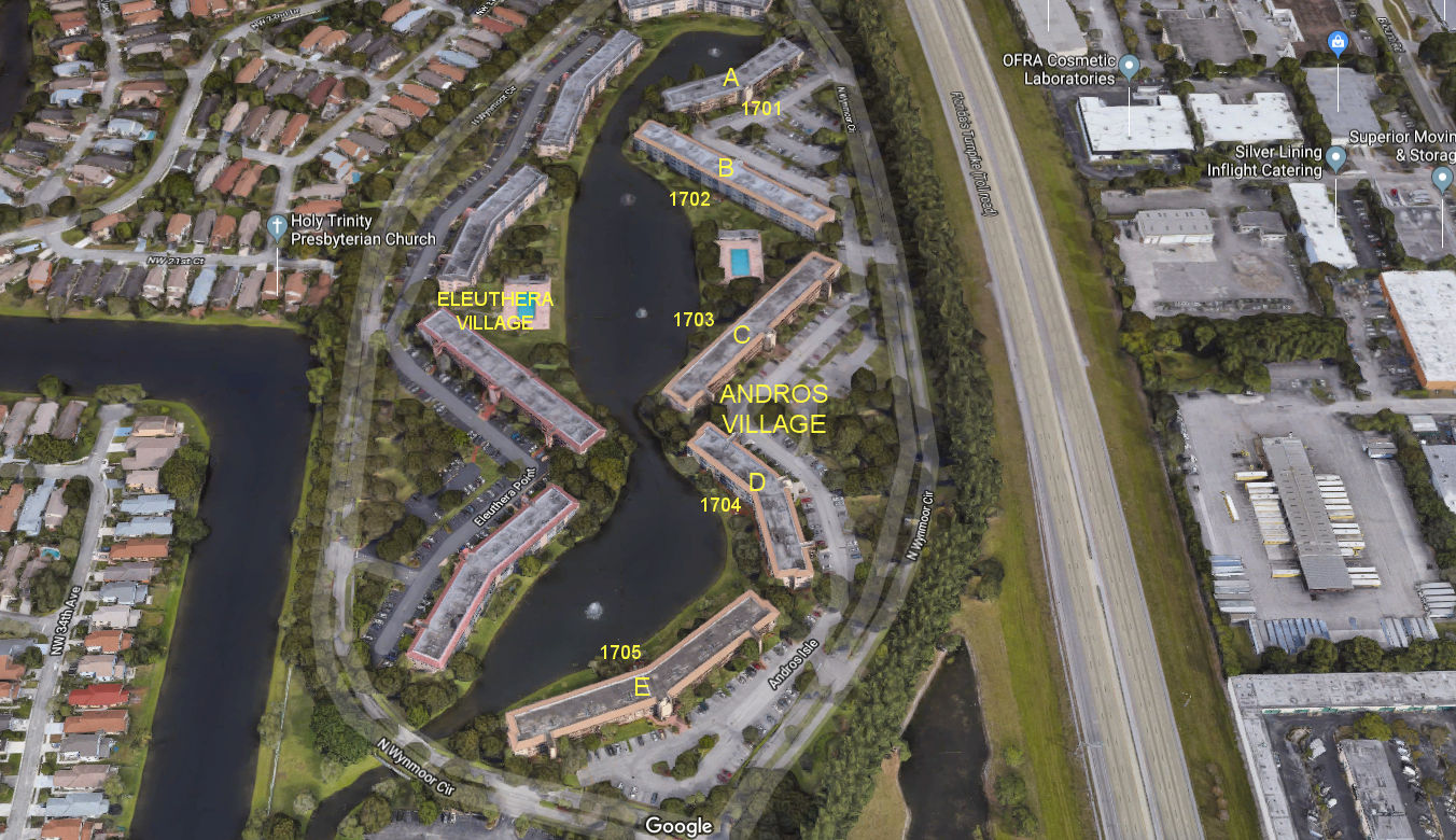 Aerial photo of Andros Village (A B C D & E)