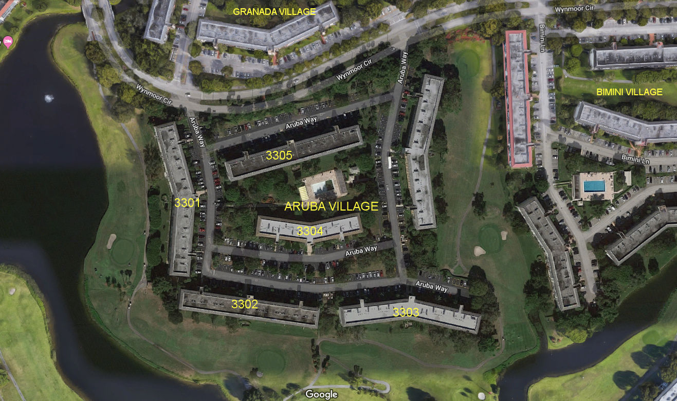 Aerial photo of Aruba Village (3301 to 3306)