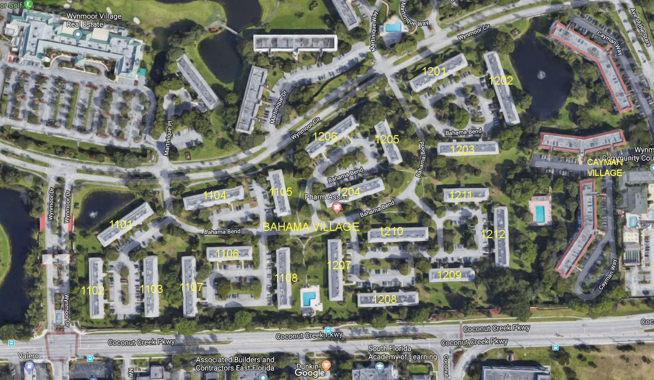 Aerial photo of Bahama Village