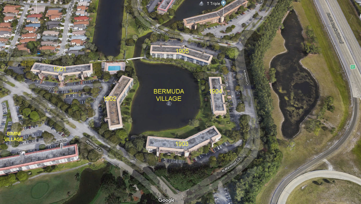 Aerial photo of Bermuda Village (1901 1902 1903 1904 & 1905