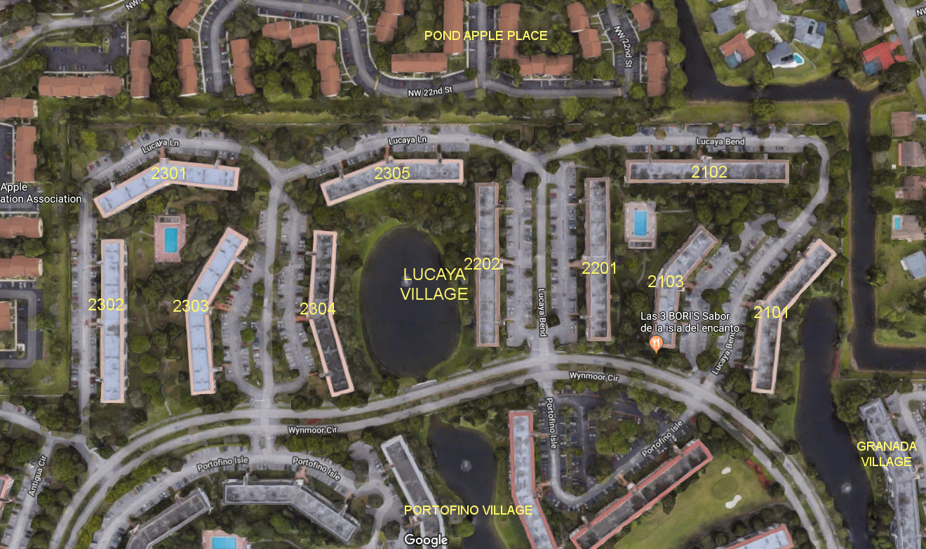 Aerial photo of Lucaya Village (A to D - 1 & 2)