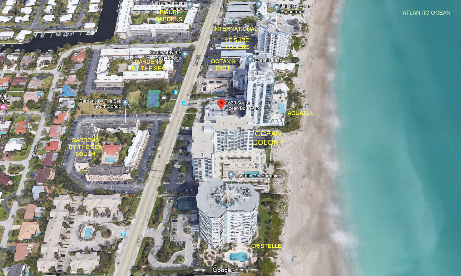 Aerial photo of Ocean Colony