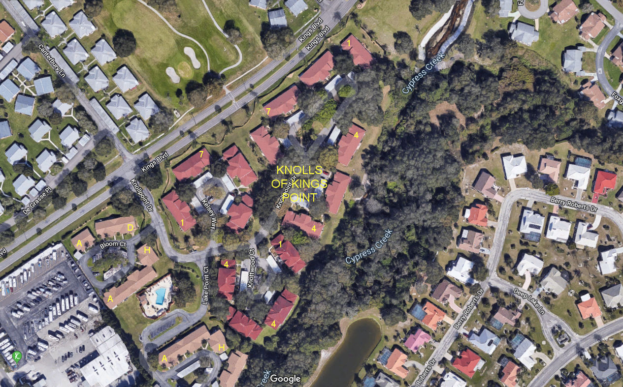 Aerial photo of Knolls of Kings Point (The)