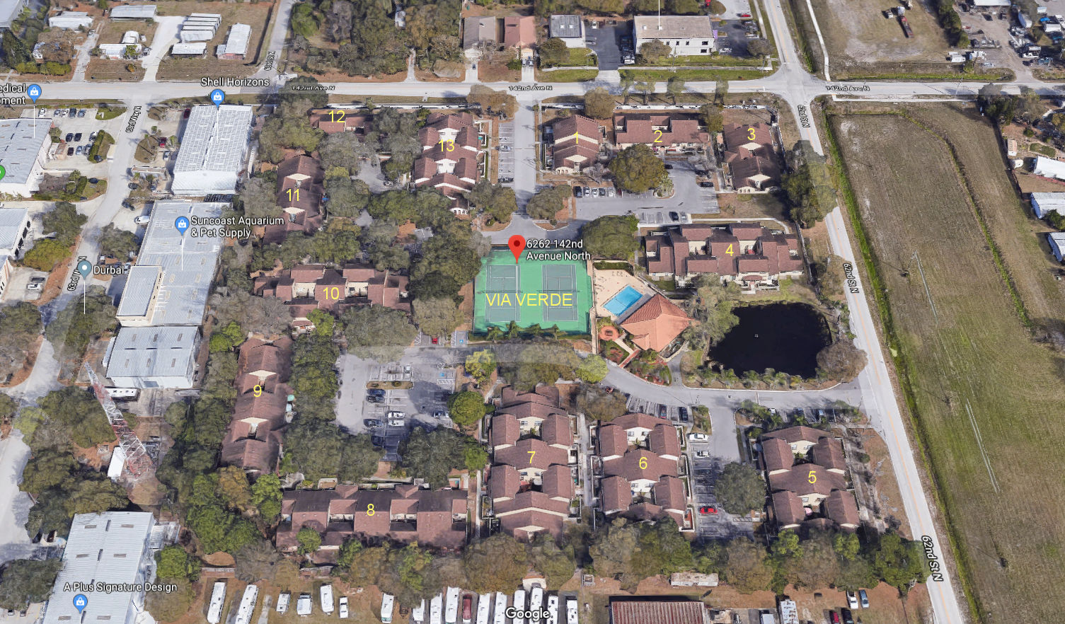 Aerial photo of Via Verde