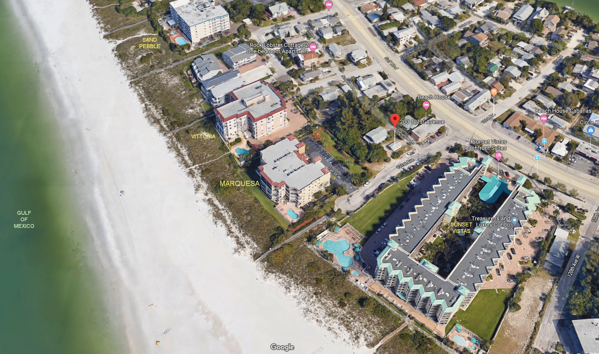 Aerial photo of Marquesa