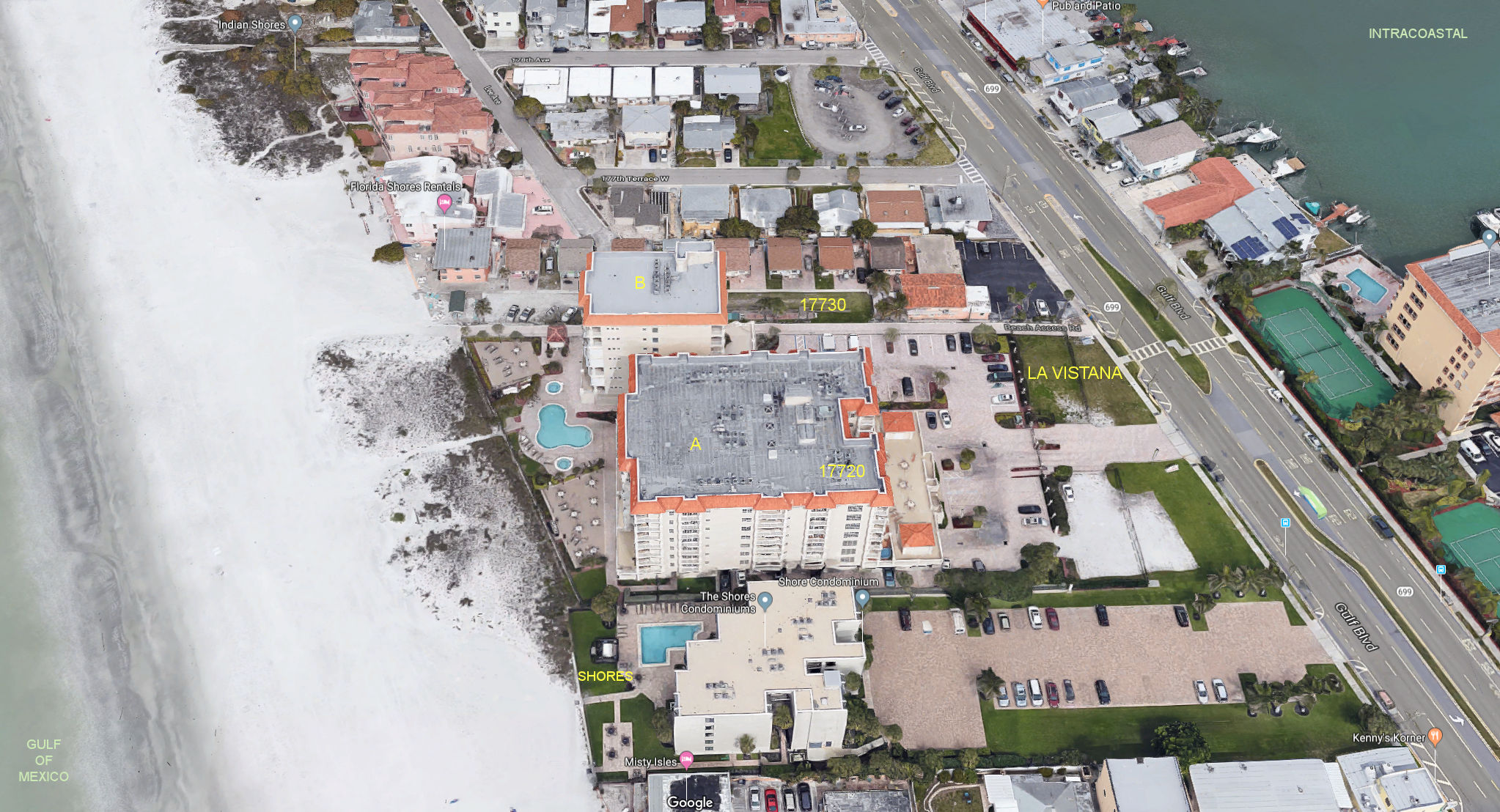 Aerial photo of La Vistana