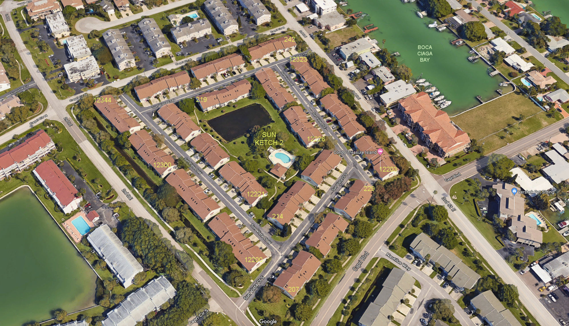 Aerial photo of Sun Ketch II