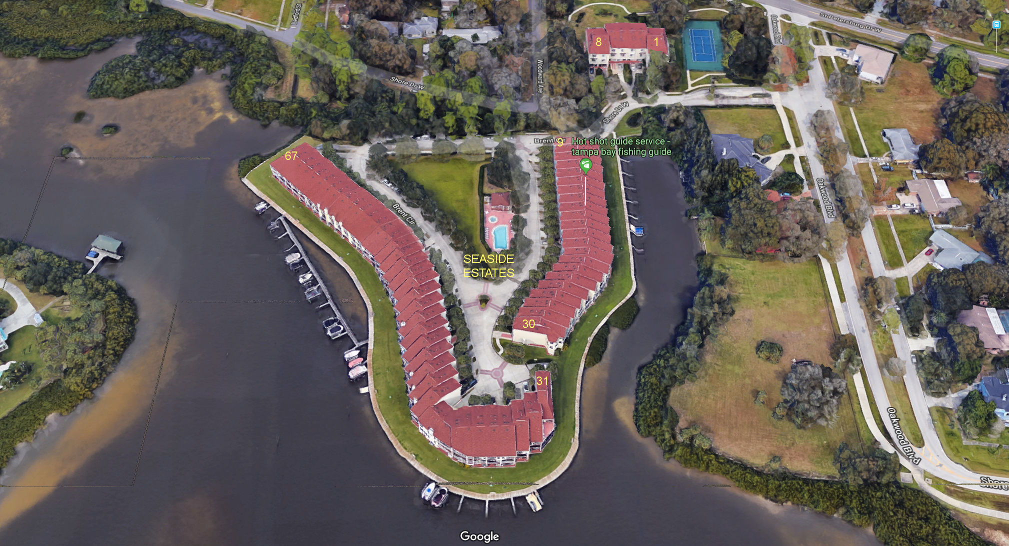 Aerial photo of Seaside Estates