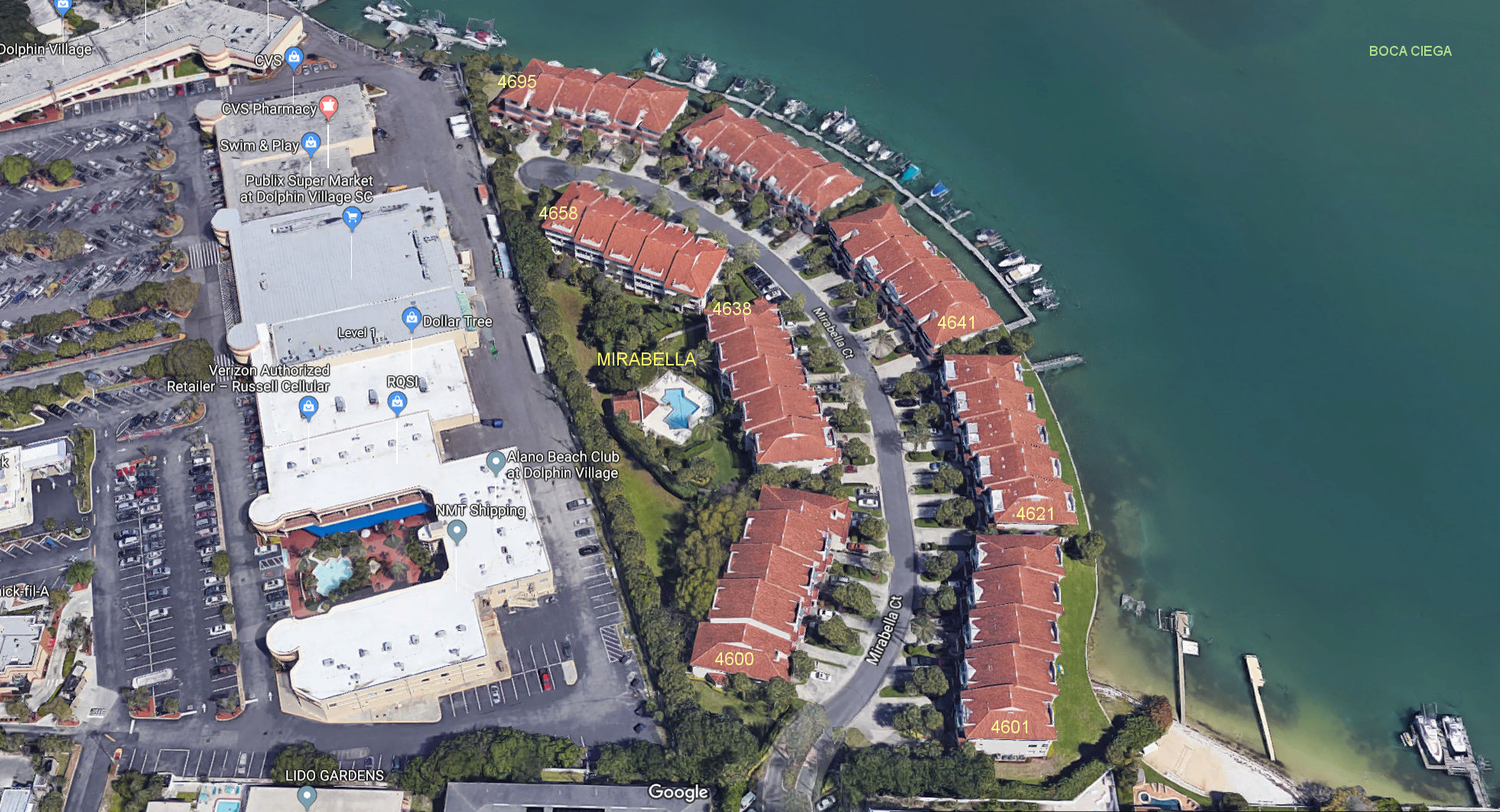 Aerial photo of Mirabella