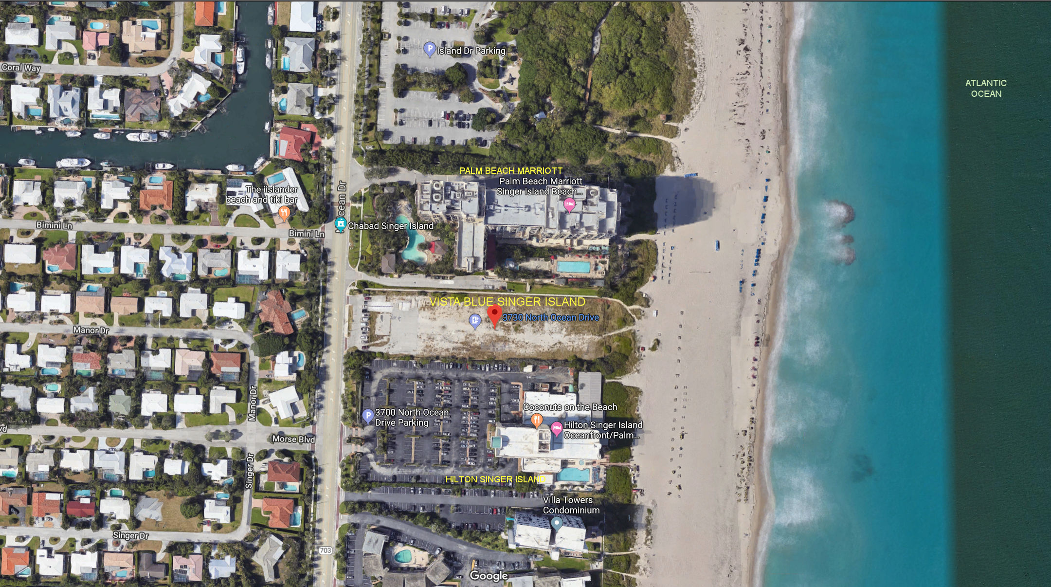 Aerial photo of VistaBlue