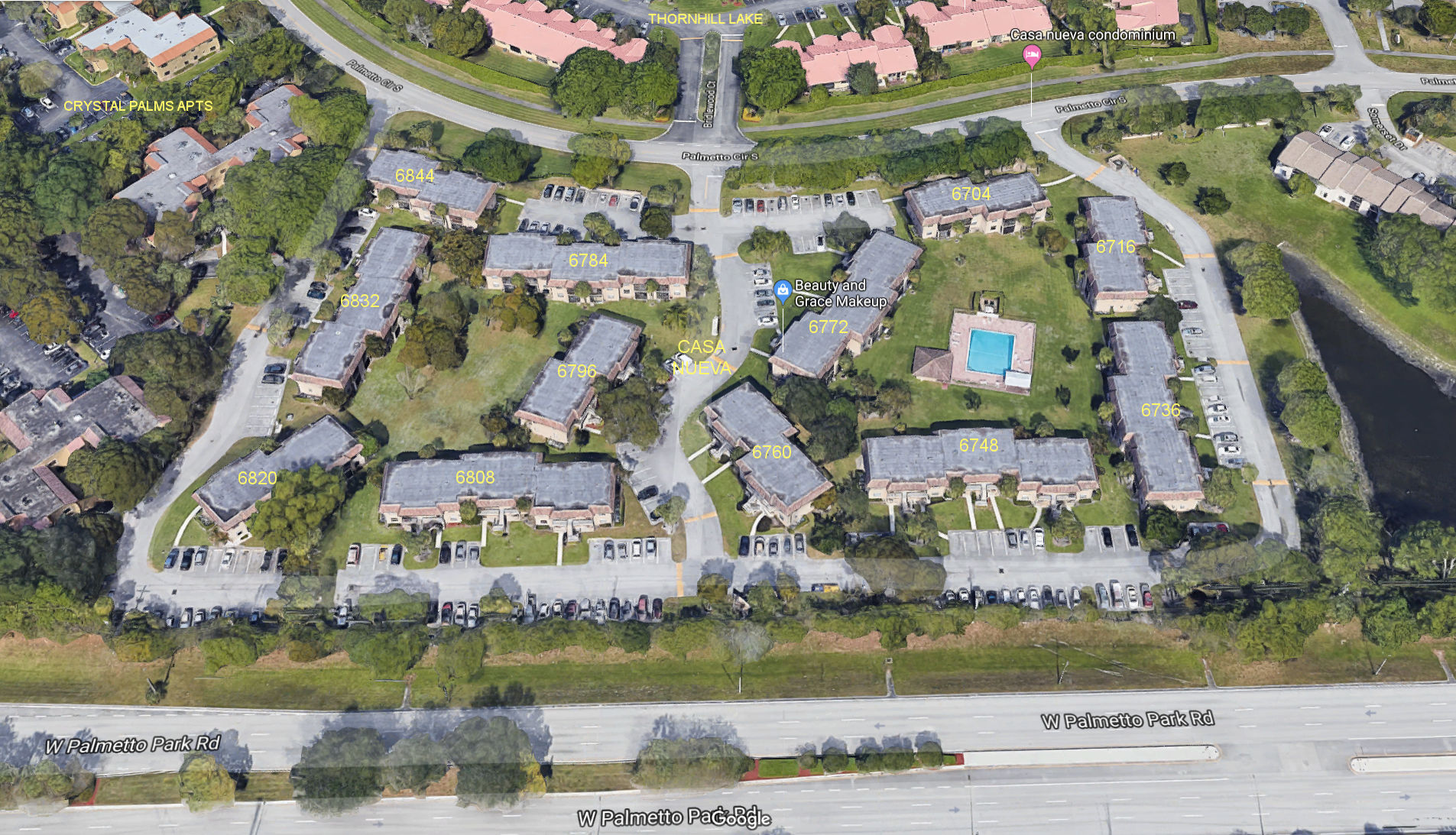 Aerial photo of Casa Nueva