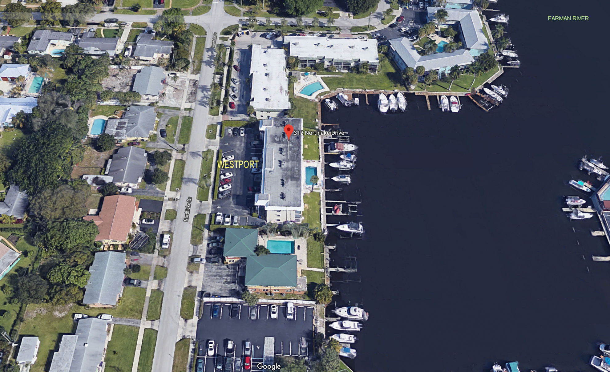 Aerial photo of Westport