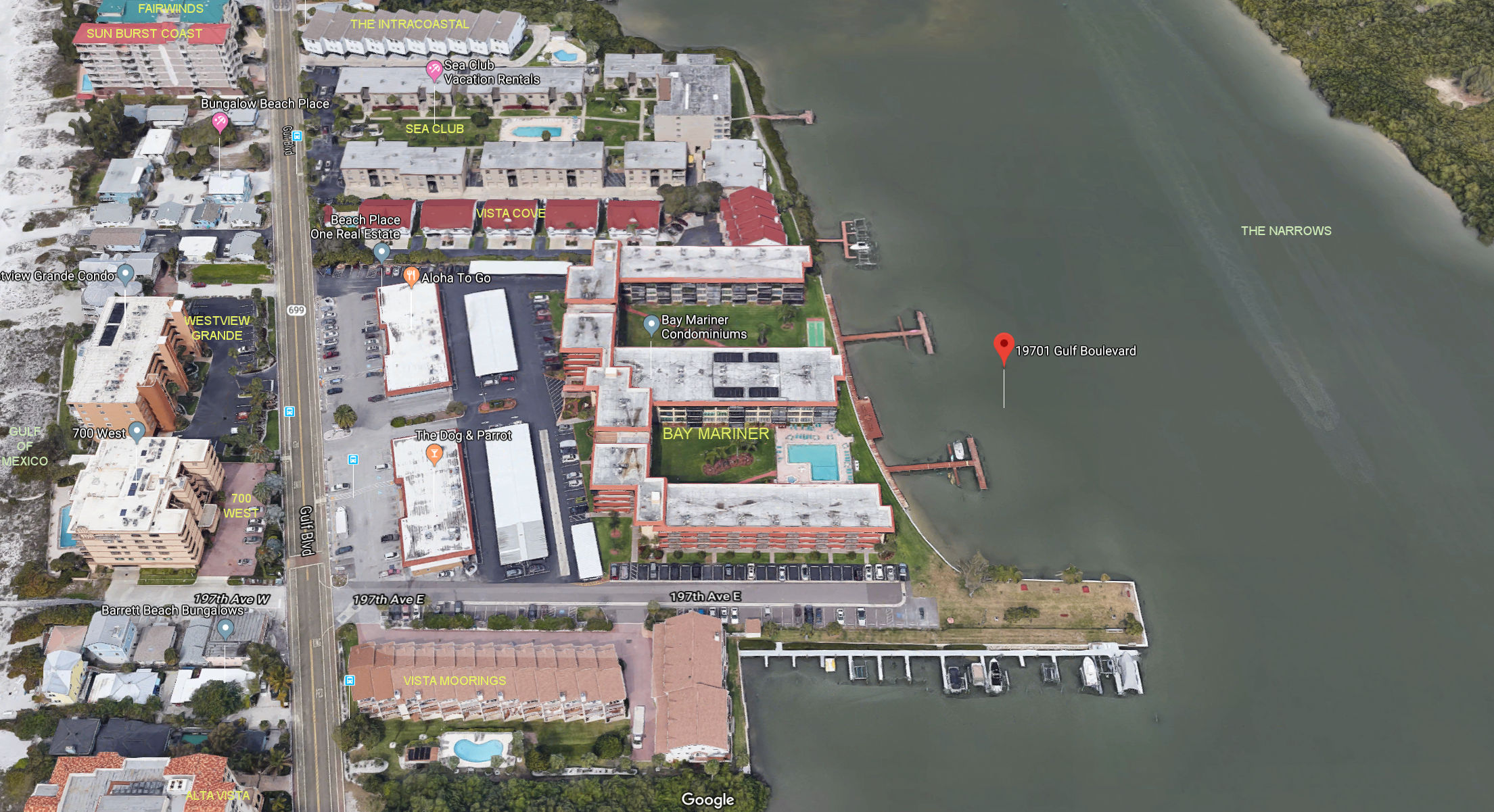 Aerial photo of Bay Mariner