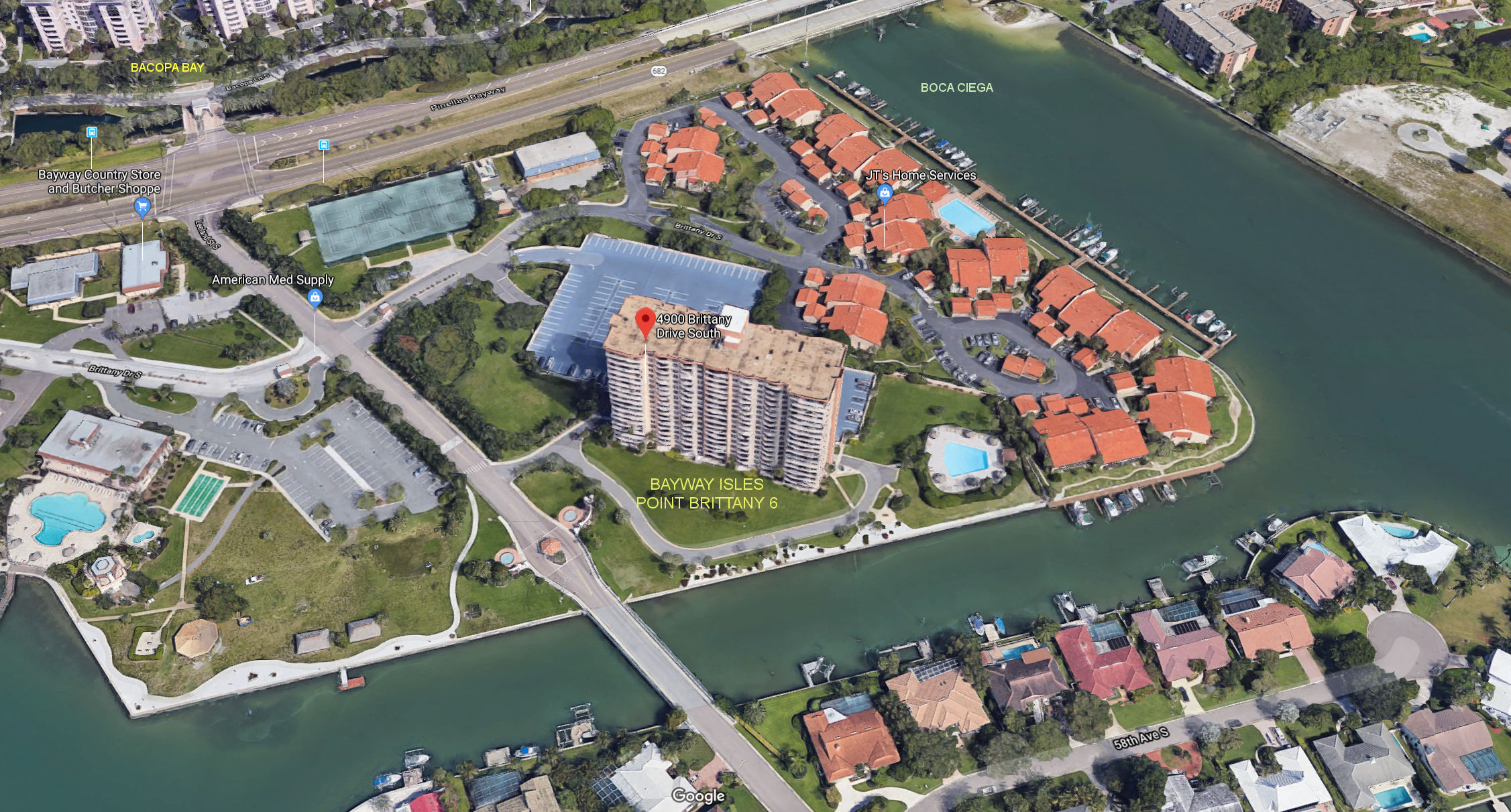 Aerial photo of Bayway Isles Point Brittany 6