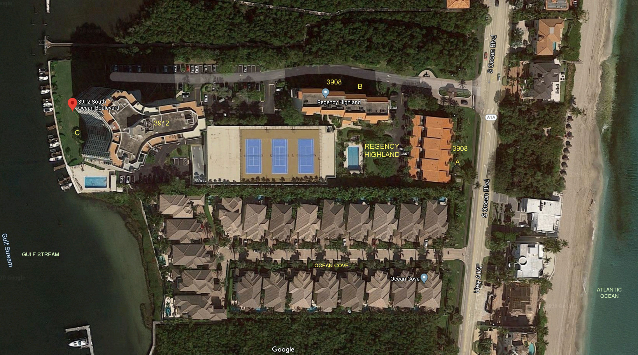 Aerial photo of Regency Highland Club