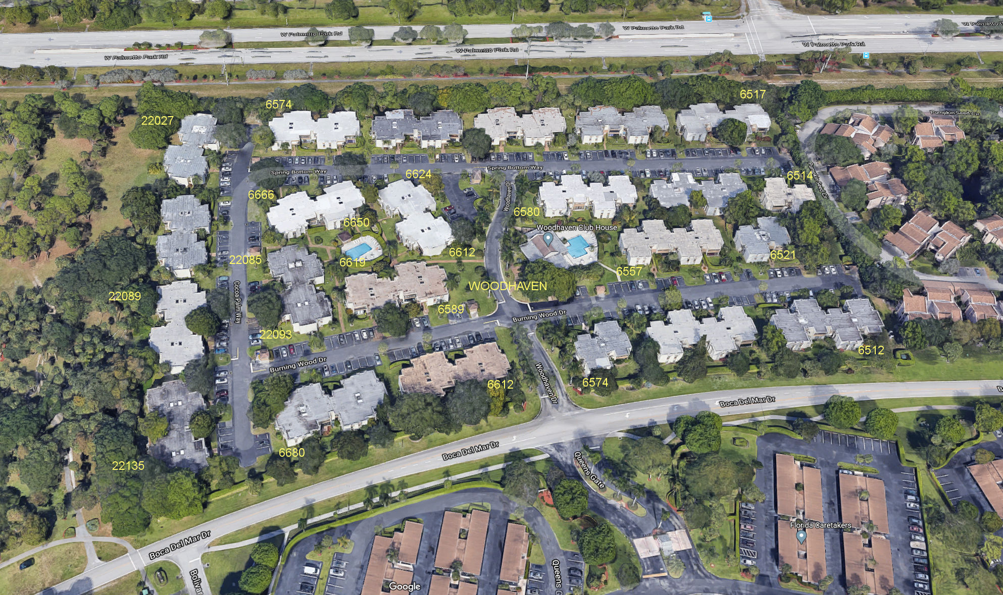 Aerial photo of Woodhaven