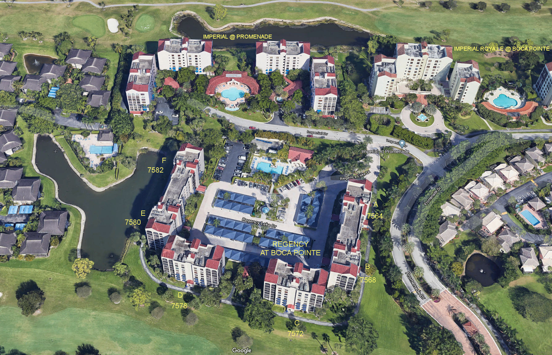 Aerial photo of Regency at Boca Pointe