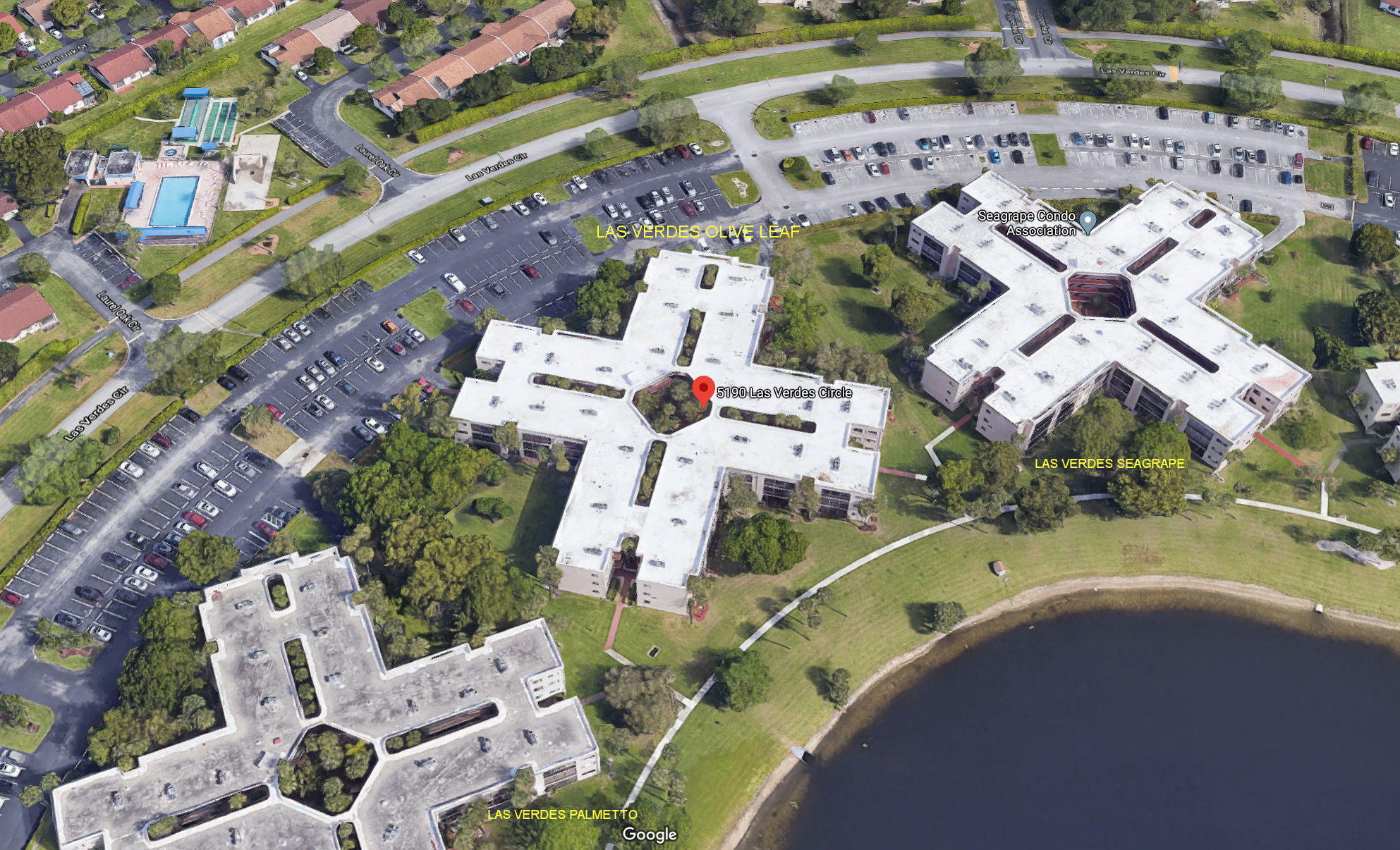 Aerial photo of Olive Leaf at Las Verdes