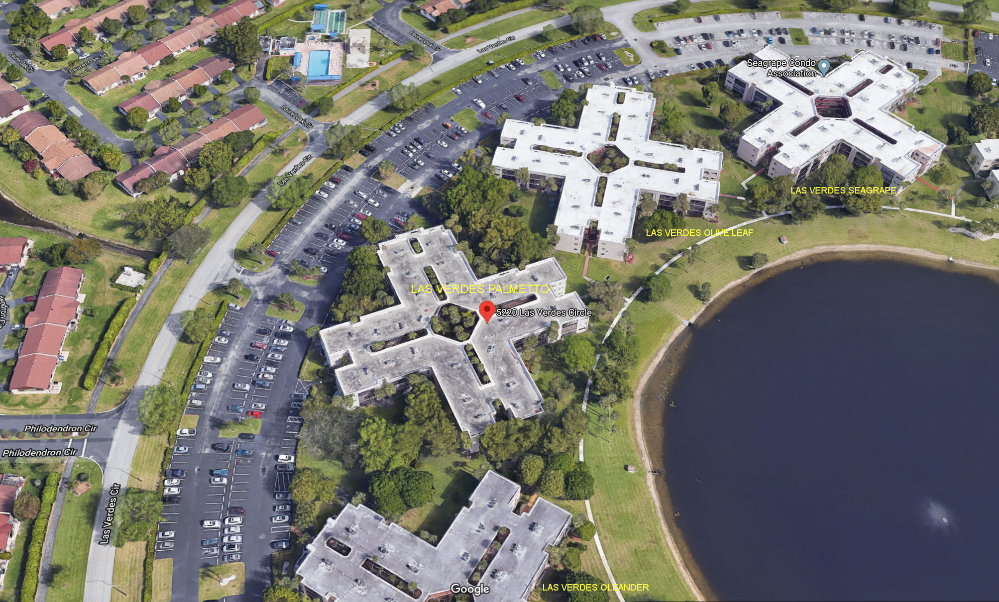 Aerial photo of Palmetto at Las Verdes