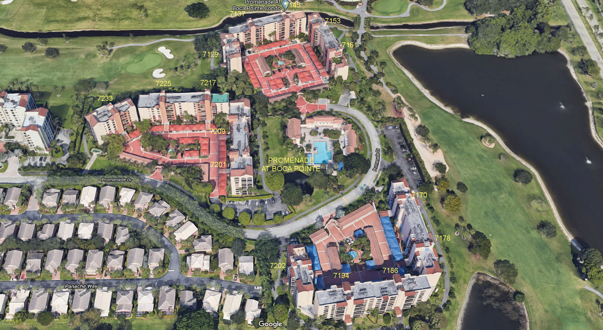 Aerial photo of Promenade at Boca Pointe