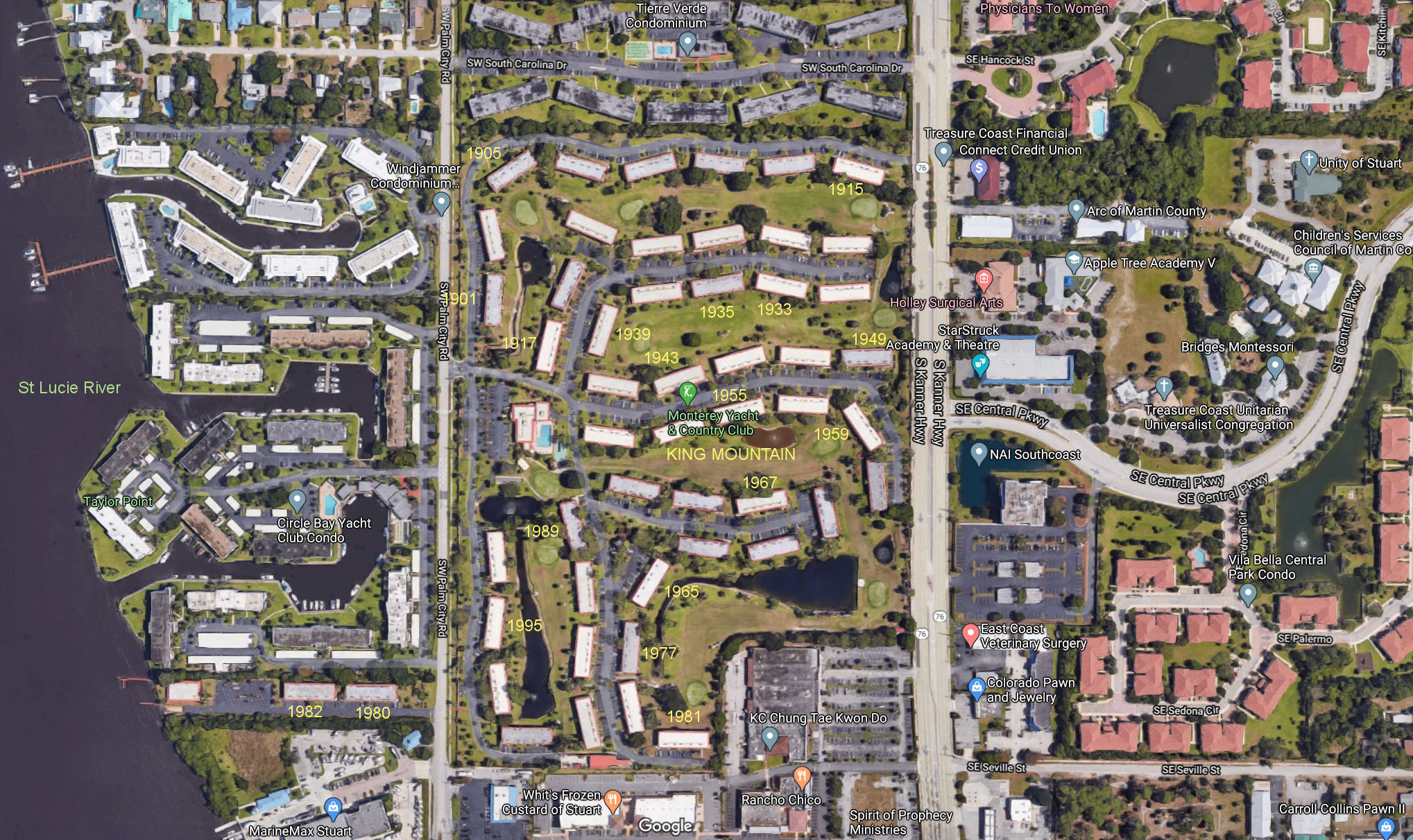 Aerial photo of King Mountain