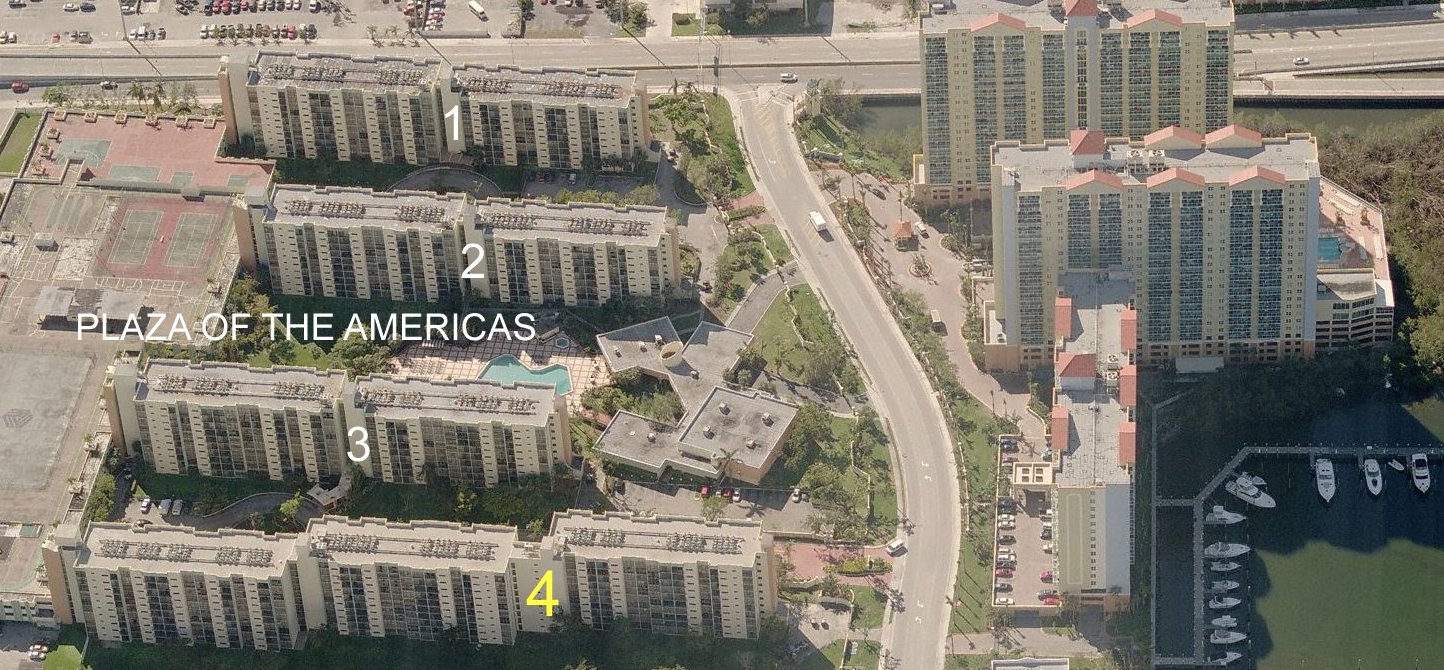 Aerial photo of Plaza of the Americas 4