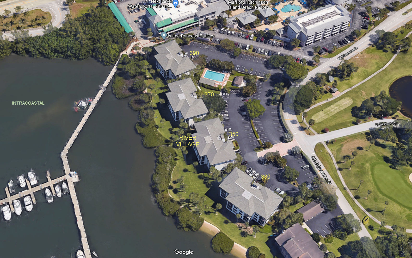 Aerial photo of River Village