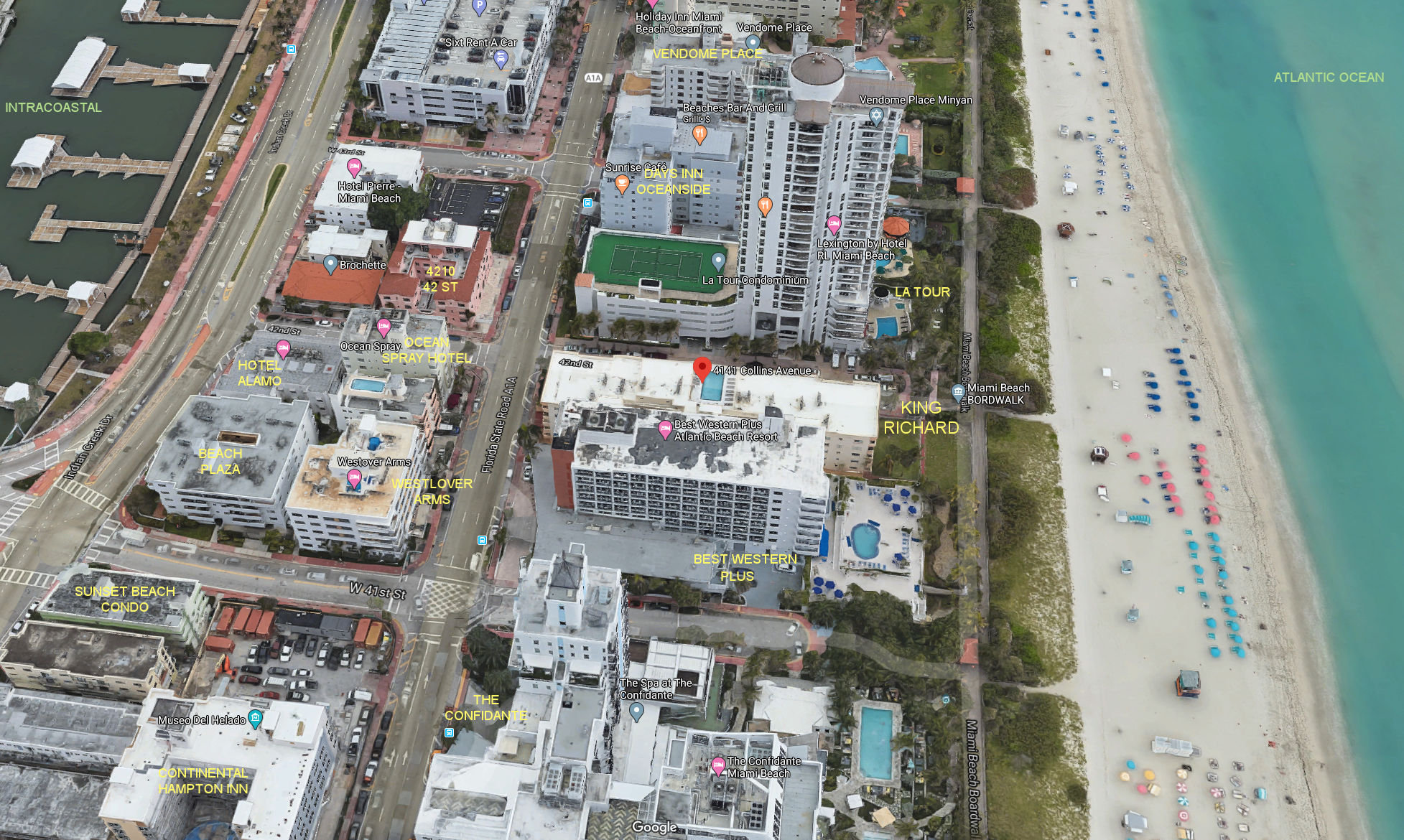 Aerial photo of King Richard